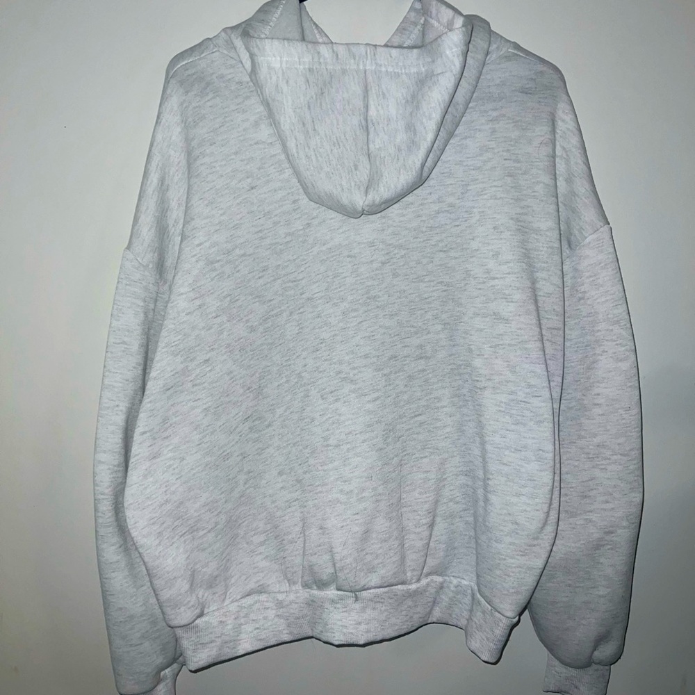Women's White Hoodie Sweater